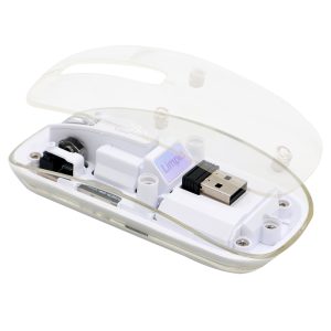 Мышь компьютерная беспроводная прозрачная Limpid