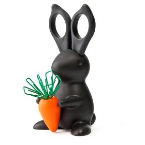 Ножницы и магнит со скрепками Bunny